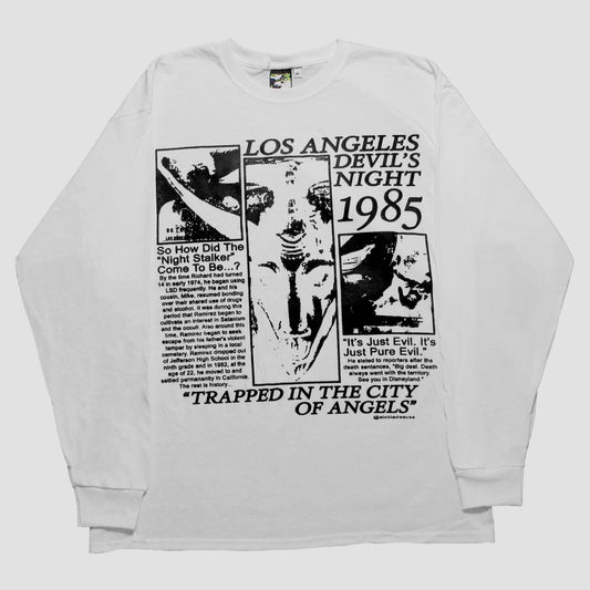 "DEVILS NIGHT 1985" Heavyweight Longsleeve Tee (XL)