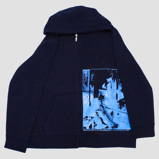 "BUDD'S BLUES//DIE LIKE DWYER" Mid-Weight Zip (M)