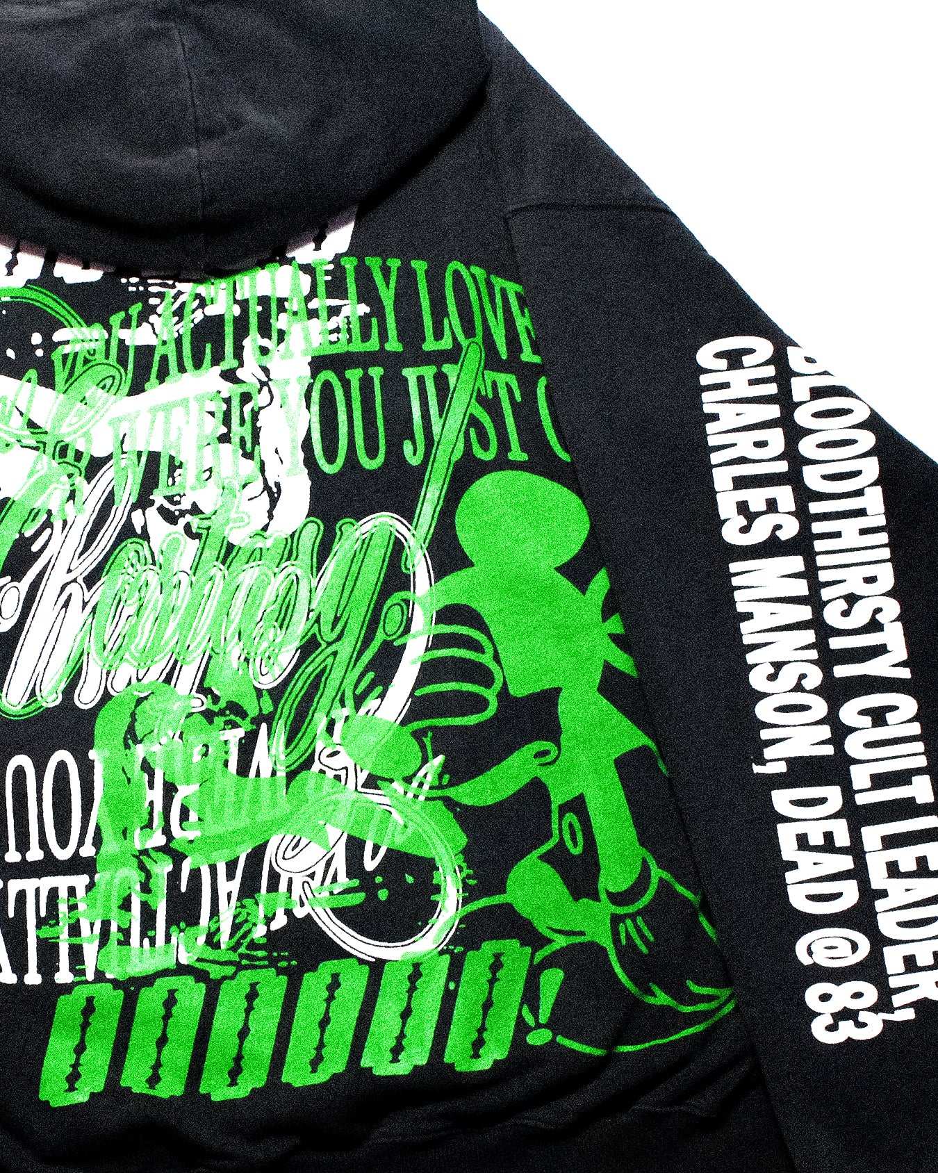 "ECSTASY SUICIDE(love & drugs)" Heavyweight Hood (XL)