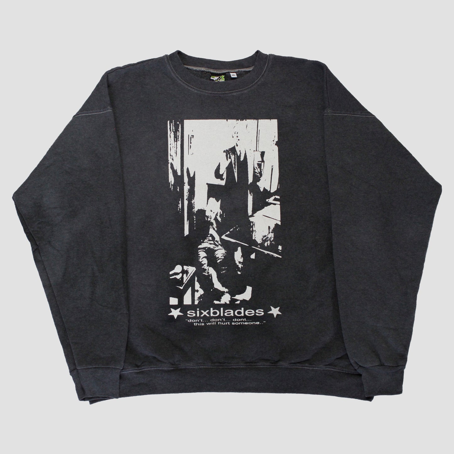 "PENNSYLVANIA EVENING NEWS//DIE LIKE DWYER" Heavyweight Pullover Sweater (XL)