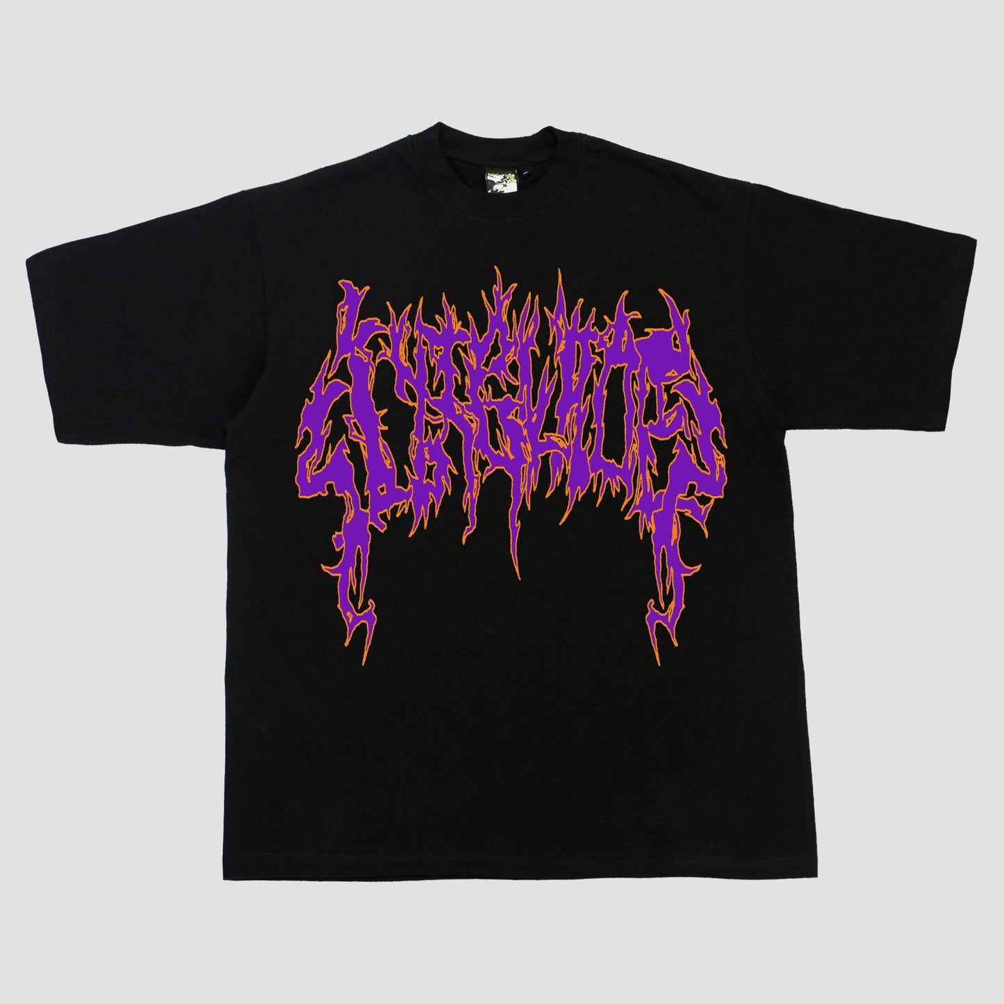 SIXBLADES HEAVYWEIGHT LOGO TEE (BLACK/PURPLE/ORANGE)