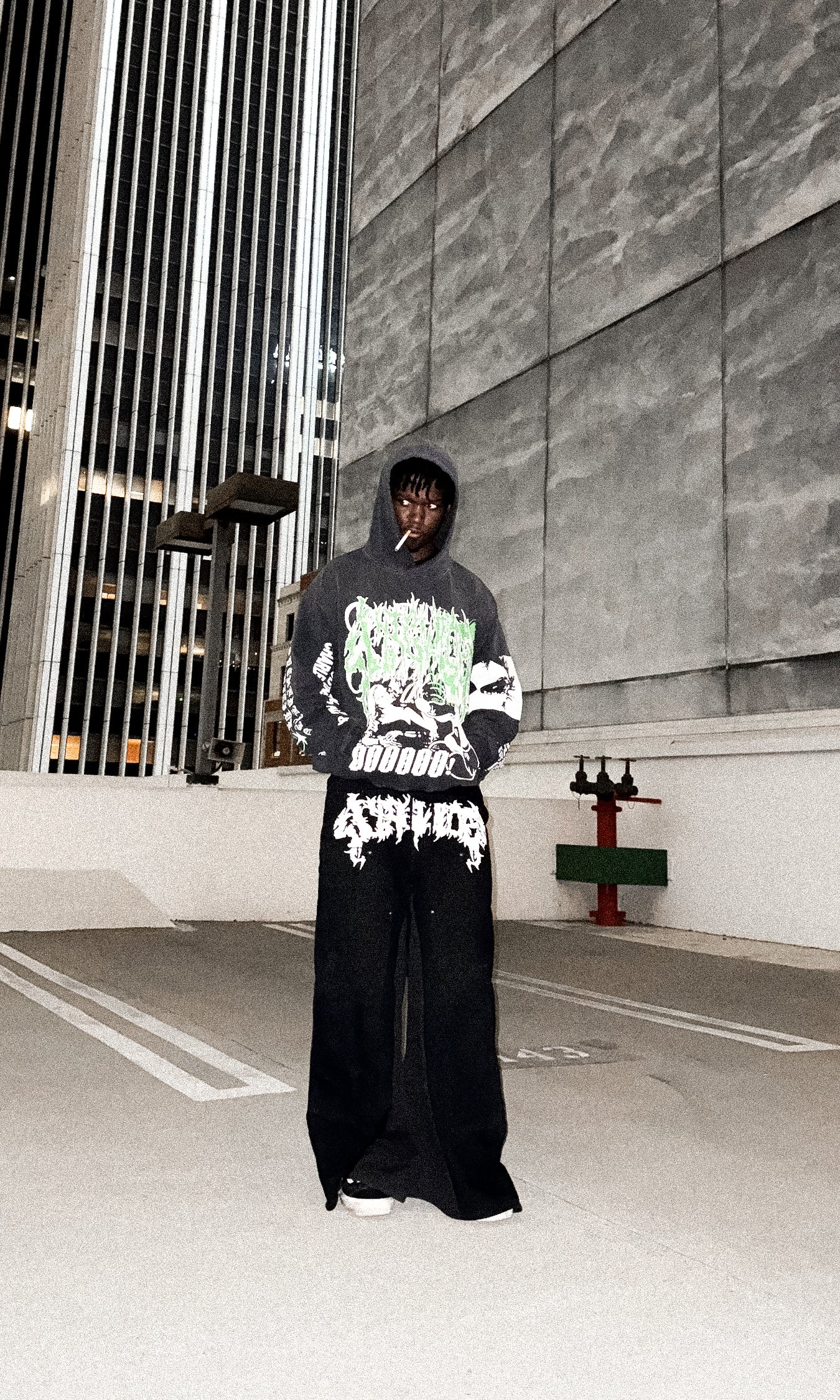 "MALEVOLENT" Heavyweight Double Knee Pants