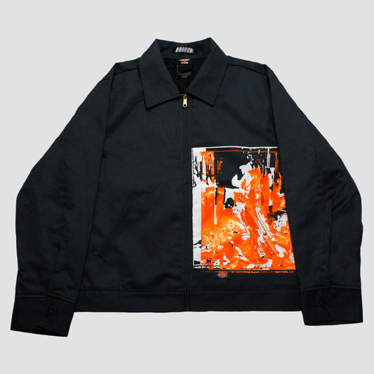 "PENNSYLVANIA EVENING NEWS//DIE LIKE DWYER" Bomber Jacket (L)