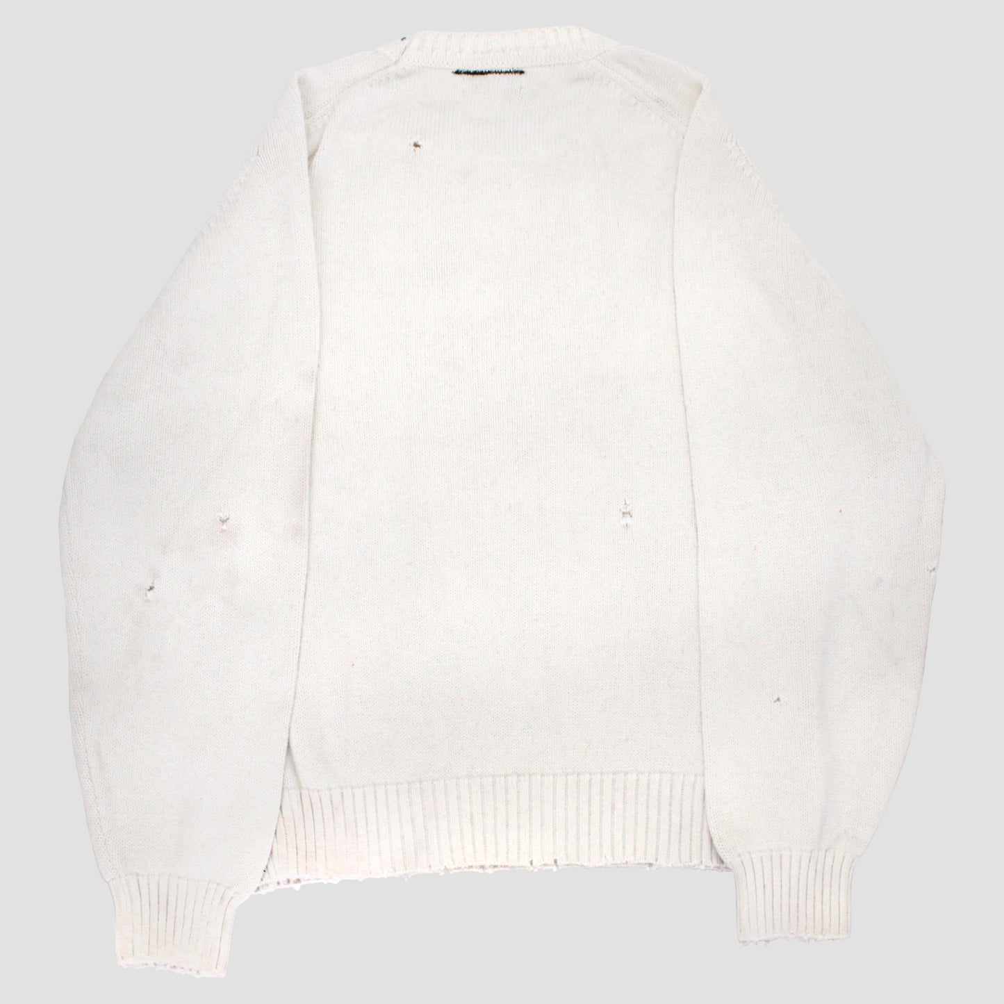 "SIX BLADES IN MY HEART" Heavyweight Knit Sweater (M)