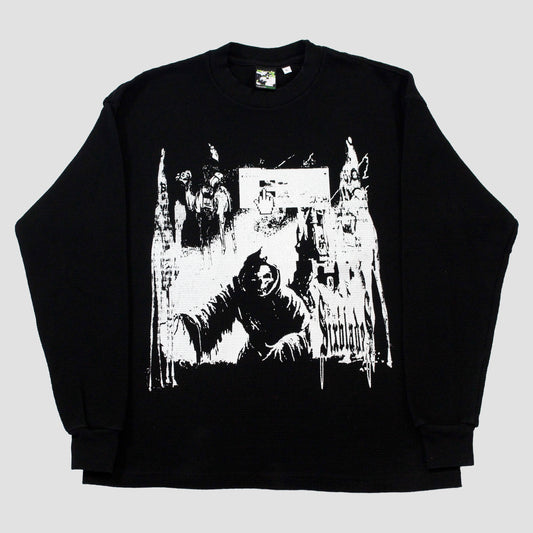 "SILK ROAD SWITCHBLADES" Heavyweight Pullover Thermal (L)