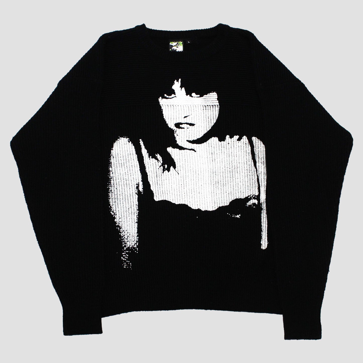 "VELVET MOURNINGS" Heavyweight Knit Sweater (L)