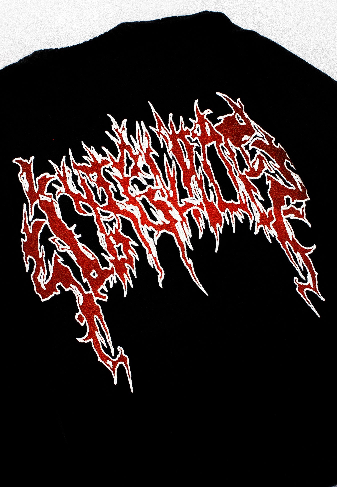 "A BLOODY VELVET MOURNING" Heavyweight Knit Sweater (XL)