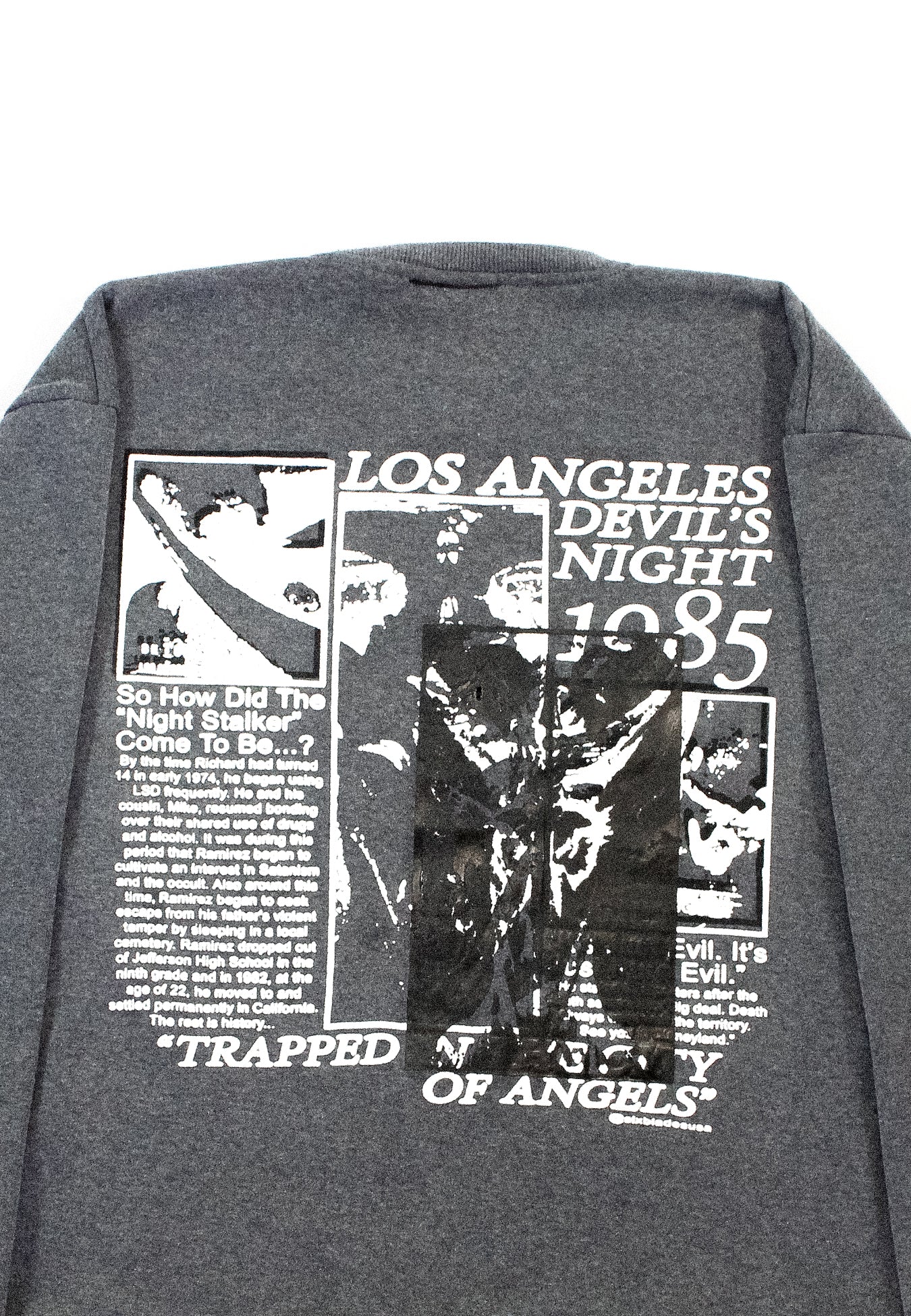 "DEVILS NIGHT 1985//MORBID VISIONS" Pullover Sweater (XL)
