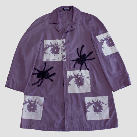 "EYES EVERYWHERE" Trench Coat (XL)