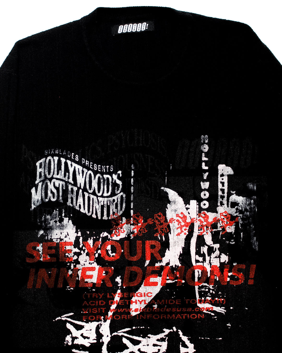 "HOLLYWOOD LSDEMONS" Pullover Sweater (XL)