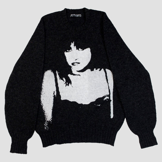 "VELVET MOURNINGS" Pullover Wool Sweater (L)